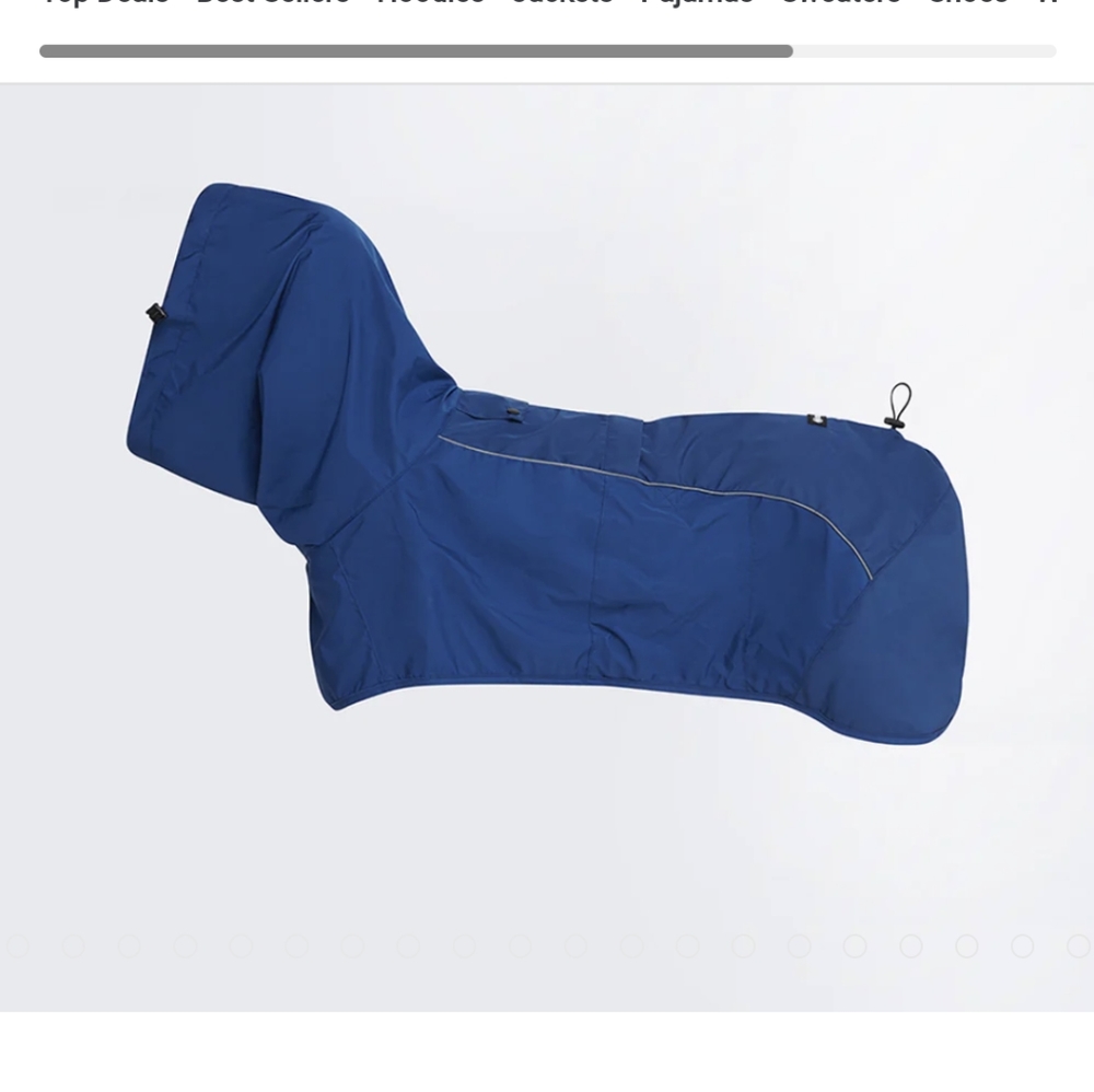 Spark paws dog rain jacket